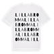 Lilla Bromma ordlek t-shirt