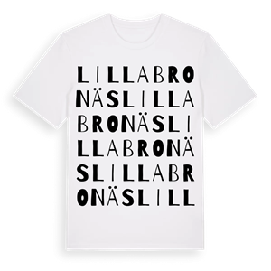 Lilla Bronäs ordlek t-shirt – ekologisk bomull t-shirt från Pinshirt