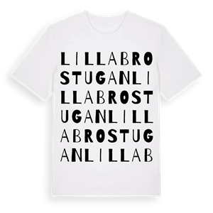Lilla Brostugan ordlek t-shirt – ekologisk bomull t-shirt från Pinshirt