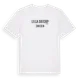 White t-shirt med Lilla Datorp i Sverige t-shirt