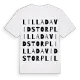 Lilla Davidstorp ordlek t-shirt