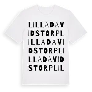 Lilla Davidstorp ordlek t-shirt – ekologisk bomull t-shirt från Pinshirt