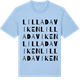 Blue Soul t-shirt med Lilla Daviken ordlek t-shirt