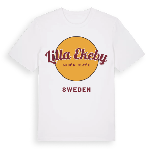 Lilla Ekeby cirkel t-shirt – ekologisk bomull t-shirt från Pinshirt