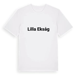 Lilla Eksåg fetstil t-shirt – ekologisk bomull t-shirt från Pinshirt