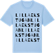 Blue Soul t-shirt med Lilla Ekstugan ordlek t-shirt