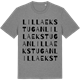 Mid Heather Gray t-shirt med Lilla Ekstugan ordlek t-shirt