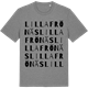 Mid Heather Gray t-shirt med Lilla Frönäs ordlek t-shirt