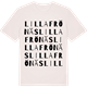 Vintage White t-shirt med Lilla Frönäs ordlek t-shirt