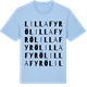 Blue Soul t-shirt med Lilla Fyrö ordlek t-shirt