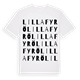 Lilla Fyrö ordlek t-shirt