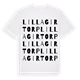 Lilla Girtorp ordlek t-shirt