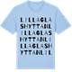 Blue Soul t-shirt med Lilla Glashyttan ordlek t-shirt