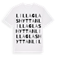 Lilla Glashyttan ordlek t-shirt
