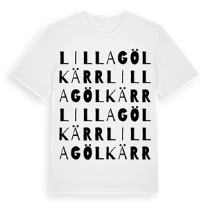 Lilla Gölkärr ordlek t-shirt – ekologisk bomull t-shirt från Pinshirt