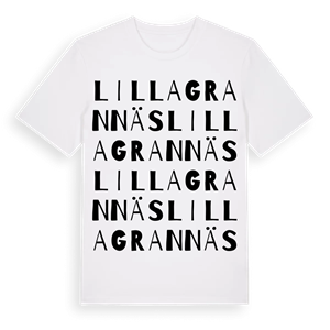 Lilla Grannäs ordlek t-shirt – ekologisk bomull t-shirt från Pinshirt