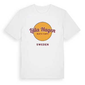 Lilla Hagen cirkel t-shirt – ekologisk bomull t-shirt från Pinshirt