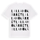 Lilla Hökärret ordlek t-shirt