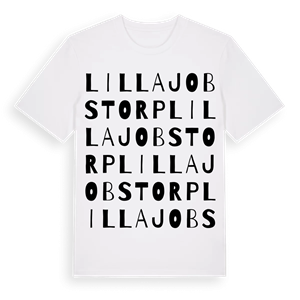 Lilla Jobstorp ordlek t-shirt – ekologisk bomull t-shirt från Pinshirt