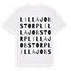 Lilla Jobstorp ordlek t-shirt