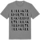 Mid Heather Gray t-shirt med Lilla Källhult ordlek t-shirt