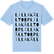 Blue Soul t-shirt med Lilla Källtorp ordlek t-shirt