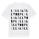 Lilla Källtorp ordlek t-shirt