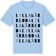 Blue Soul t-shirt med Lilla Kärrboda ordlek t-shirt