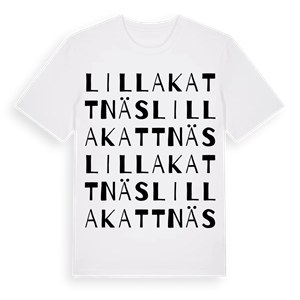 Lilla Kattnäs ordlek t-shirt – ekologisk bomull t-shirt från Pinshirt