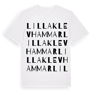 Lilla Klevhammar ordlek t-shirt – ekologisk bomull t-shirt från Pinshirt