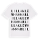 Lilla Klevhammar ordlek t-shirt