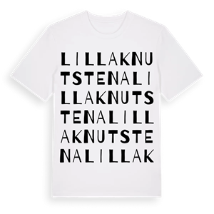 Lilla Knutstena ordlek t-shirt – ekologisk bomull t-shirt från Pinshirt