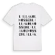 Lilla Kolmossen ordlek t-shirt