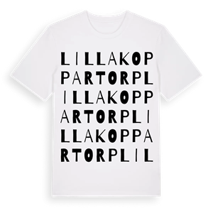 Lilla Koppartorp ordlek t-shirt – ekologisk bomull t-shirt från Pinshirt