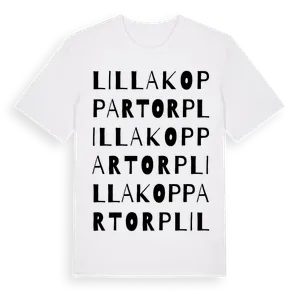 Lilla Koppartorp ordlek t-shirt – ekologisk bomull t-shirt från Pinshirt