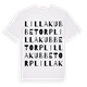 Lilla Kubbetorp ordlek t-shirt