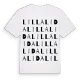 Lilla Lida ordlek t-shirt