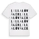 Lilla Lövåker ordlek t-shirt