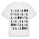 Lilla Lövhälla ordlek t-shirt