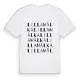 Lilla Målka ordlek t-shirt