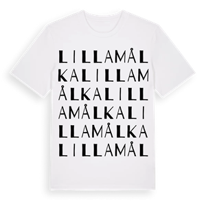 Lilla Målka ordlek t-shirt – ekologisk bomull t-shirt från Pinshirt