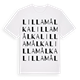 Lilla Målka ordlek t-shirt