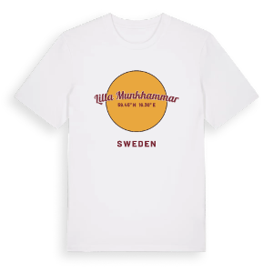 Lilla Munkhammar cirkel t-shirt – ekologisk bomull t-shirt från Pinshirt
