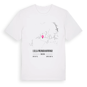 Lilla Munkhammar karta t-shirt – ekologisk bomull t-shirt från Pinshirt