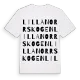 Lilla Norrskogen ordlek t-shirt