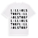 Lilla Olstorp ordlek t-shirt