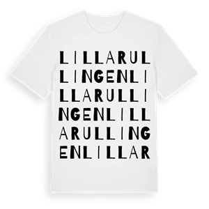 Lilla Rullingen ordlek t-shirt – ekologisk bomull t-shirt från Pinshirt