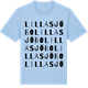 Blue Soul t-shirt med Lilla Sjöbo ordlek t-shirt