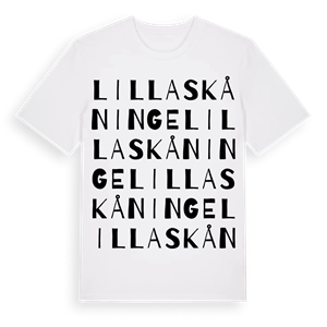 Lilla Skåninge ordlek t-shirt – ekologisk bomull t-shirt från Pinshirt