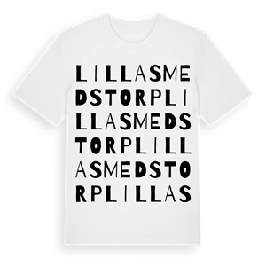 Lilla Smedstorp ordlek t-shirt – ekologisk bomull t-shirt från Pinshirt